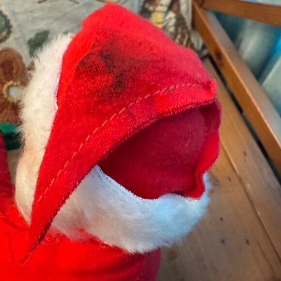 Vintage Annalee Doll Mobilitee Doll Santa Claus 1971 label red white - Picture 6 of 8